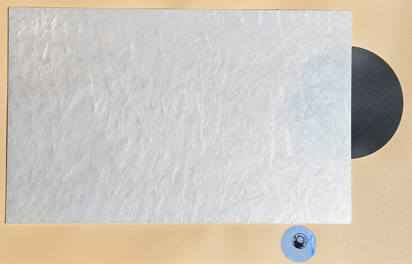 Silver Pearl Acrylic Sheet 12 x 19