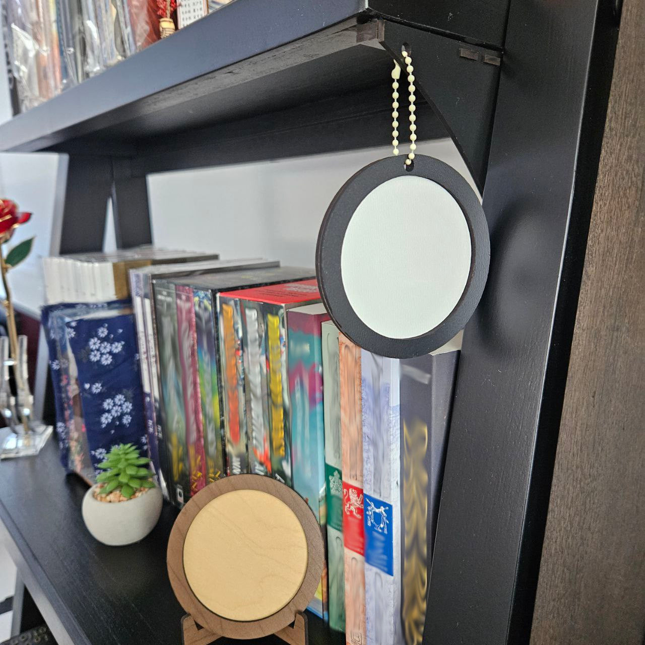 Bookshelf Genre Tags Placement Options