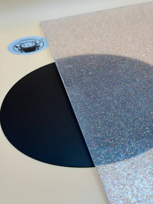 Translucent Glitter Acrylic Sheet for Crafts 