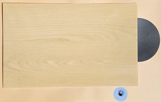 Light wood pattern acrylic sheet 12 x 20 inch