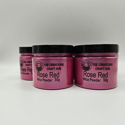 Mica Powder - Rose Red