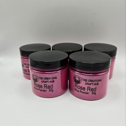 Mica Powder - Rose Red