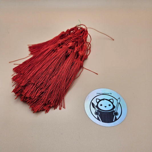 Red Bookmark Tassel - 50 pack